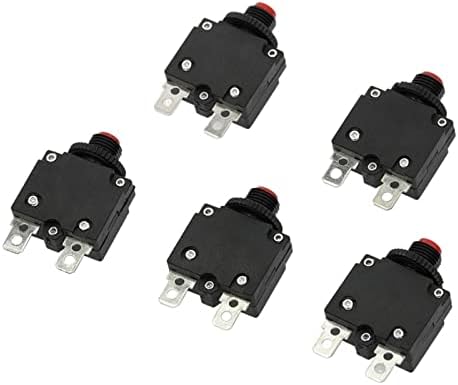 Zaahh 5pcs 2a 3a 5a 6a 7a 8a 10a 15a 20a 25a 30a interruptor de protetor de sobrecarga do circuito