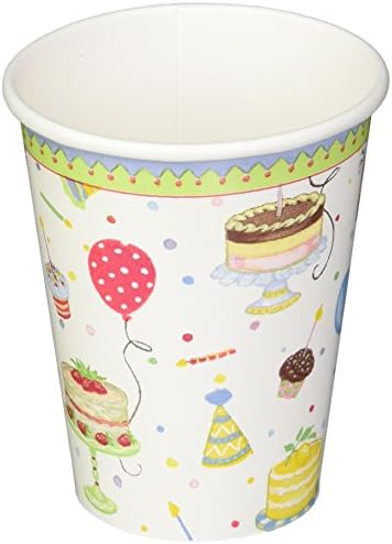 Caspari 13890cp Sweet Tentations Paper Cups, pacote de 8 8, multicolor