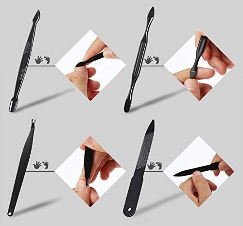 Ekins 18 em 1 UNIL ART MANICURE FERRAMENTAS KIT PEDICURE Scissor Tweezer Pick Utility Utily Clipper Facial Care Ferramenta 02