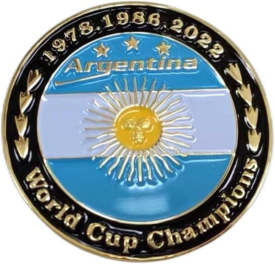 Argentina 2022 Campeões Mundiais Campeões Três Estrelas de Futebol Van Van Cut Out Metal Auto Decal Decal