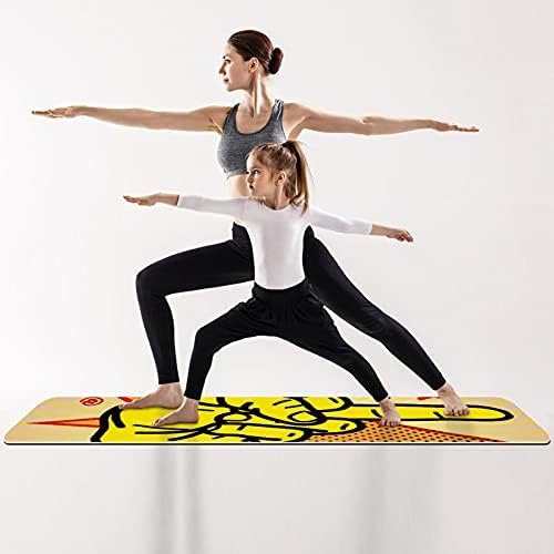 Siebzeh Middle Premium premium de ioga grossa MAT ecológico Saúde e fitness non Slip para todos os tipos de ioga de exercício