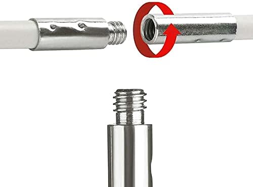 Conjunto de pincel QDY -CIMNEY, Brush de chaminé, inclui hastes flexíveis de 610 mm de 610 mm e 1 cabeçalho de limpeza de