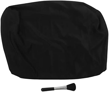 VOLDAX Speaker Capa Protetor de tecido elástico à prova de poeira preto com escova para vários instrumentos musicais