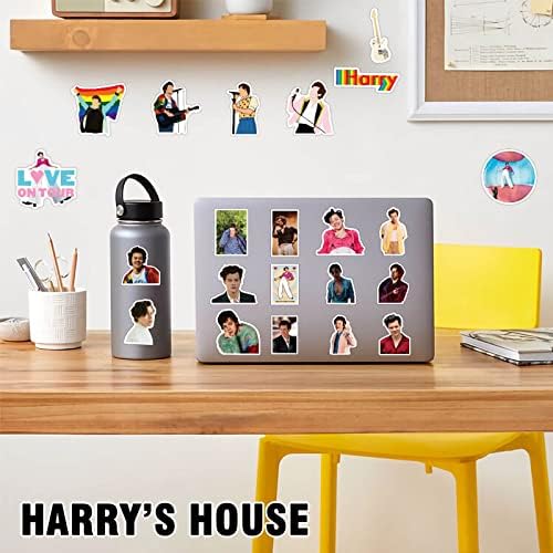 Harry New Styles adesivos Merch, 100pcs harry house estilos presentes adesivo impermeável para suprimentos de festa decorações