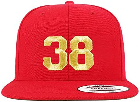 Trendy Apparel Shop número 38 Gold Thread Bill Snapback Baseball Cap