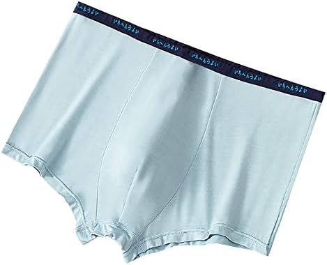 Roupas íntimas masculino masculino boxers cueca suave e confortável de calcinha de algodão para fazer compras
