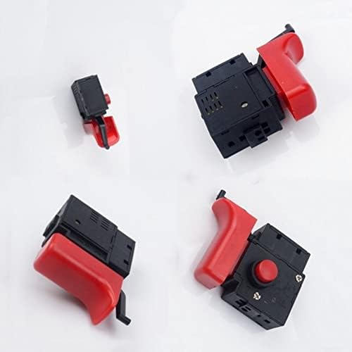 250V 6A 5E4 Bloqueio na ferramenta elétrica Trill Trigger Switch Black Red FA2-6/1BEK