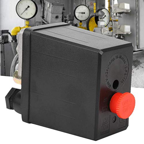 Interruptor da válvula de pressão fafey, para compressor de ar de orifício único, 0,4 ~ 0,7mpa, rosca G1/4 , 220V, chave de pressão