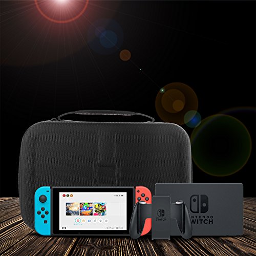 Caixa de transporte para Nintendo Switch, Libier portátil casos de viagem para Nintendo Switch Bolsa de bolsa de armazenamento