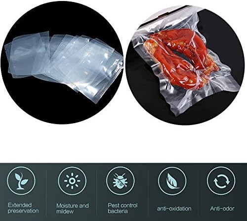 Bolsas de selador de a vácuo claro de chosky sacos de armazenamento de vácuo de alimentos bolsas à prova de cheiro bolsas de armazenamento