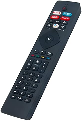 New Replacement Voice Remote Control URMT47CND002 RF402A-V14 URMT26RST004 NH800UP URMT47CND0 Compatible with Philips