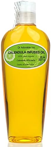 8 oz calêndula orgânica Óleo infundido puro natural