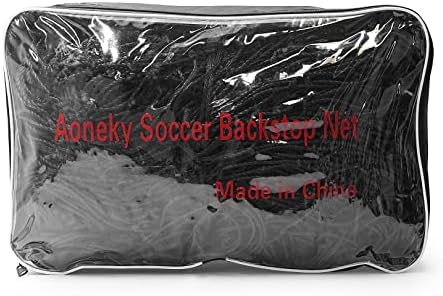 Aneky Black #42 Twisted Twisted Soccer Backstop Net