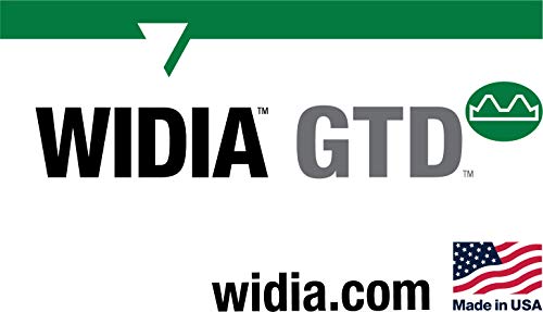 Widia gtd 19852 Tru-lede 2502tin Tap, chanfro de fundo completo, corte à mão direita, 4 flautas, formação, 6-32, HSS, revestimento