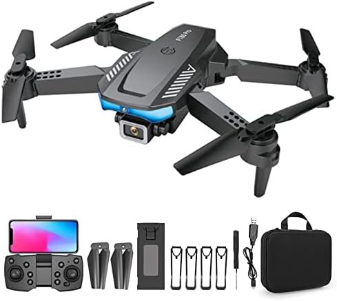BZDZMQM 4K Drone com câmera dupla HD FPV - Controle remoto sem fio Mini Drone Drone Wi -Fi Quadcopter Helicopter Toys