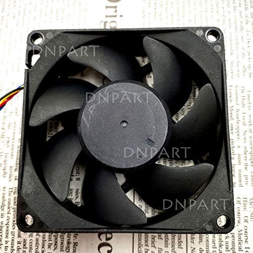 DNPART Compatível para FA08025M12LPA 12V 0,45A 8cm 8025 ventilador de resfriamento de 4 fios
