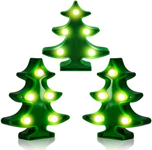 ClothMile 3 PCs LED LED CHORE TREE SIGN Night Light pode ser pendurado na parede da sala de crianças luz, adequado