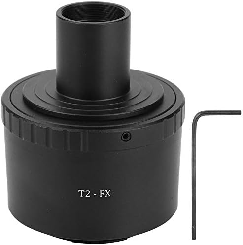 Adaptador de metal do microscópio Smich, adaptador de microscópio Materiais de metal 23,2mm t montagem m42 eficiente para a câmera