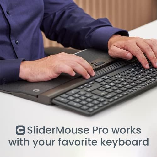 Roller de design de contorno mouse pro - mouse ergonômico sem fio para laptop e computador de mesa com botões programáveis, design