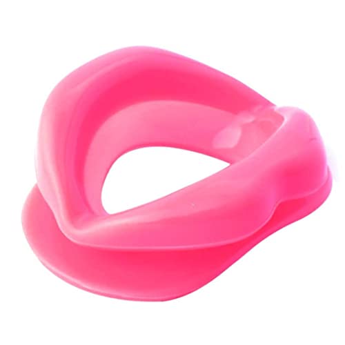 Silicone Lips Exerciser Facial Muscle Facial Tiner Face Lifting Manter treinador de boca, exercício de boca, treinador de músculos dos lábios, aperto do músculo da boca, rosa