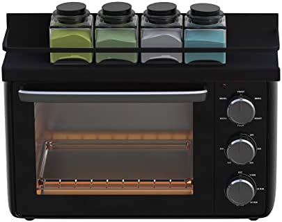 Bathold 30 Prateleira de especiarias para o fogão prateleira, prateleira magnética Rack de especiarias para fogão de cozinha - Aço inoxidável - Organizador magnético da cozinha