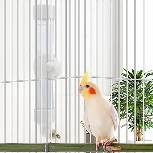 Dispensador de água de pássaro Papagar o alojador automático alimentador de água de pássaros para pássaros médios,
