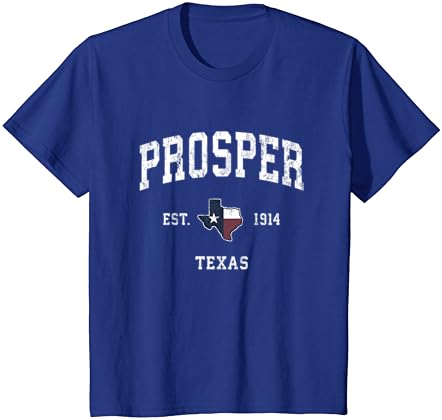 T-shirt Prosper Texas TX TX Vintage State Sports Design