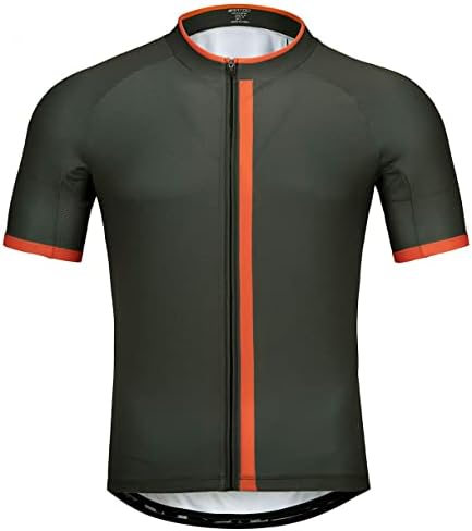 Wantdo Men's Cycling Jerseys Mountain Bike Mtb Jersey Camisetas de bicicleta curta de manga curta Roupas de ciclismo seco rápido respirável