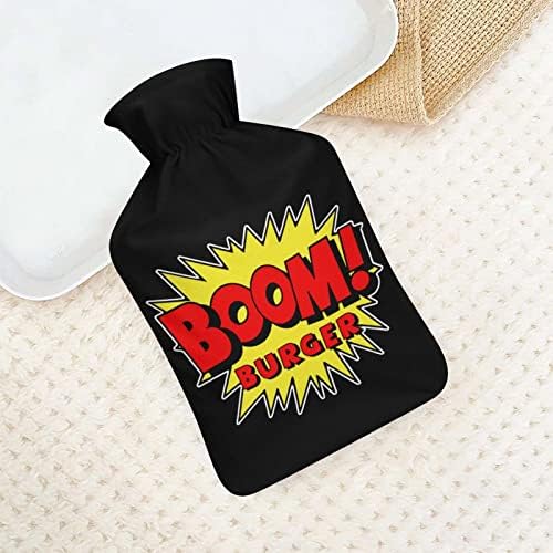 Boom garrafa de água quente com tampa macia bolsa de água quente para o pescoço do pescoço de ombro mais quente