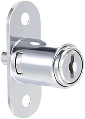 23mmx19mm Cilindro de zinco LIGHT CHROME Lock de punger, com market 1set 1set