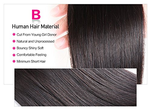 Extensão de cabelo Dajun A Virgem Brasil Remy Human Human Hair Bundles trata Natural Teave reto 3pcs/lote 300 gramas cor natural