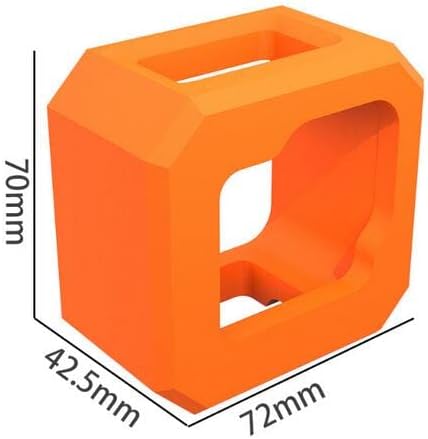 Coyktony Orange Orange Floaty Caso para GoPro Hero 11 Black Mini Camera Acessórios Mergulhando Tampa Protetora Flutuante