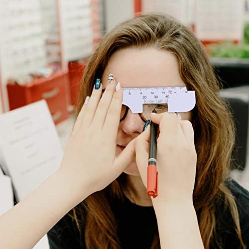 Tofficu 5pcs medidor olho of offtalmiic ferramenta plástica óptica de pd régua de estudante de juíza de régua de óculos