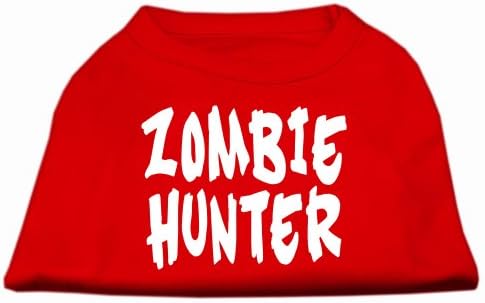 Mirage Pet Products 10 polegadas Zombie Hunter Print camisa para animais de estimação, pequeno, vermelho