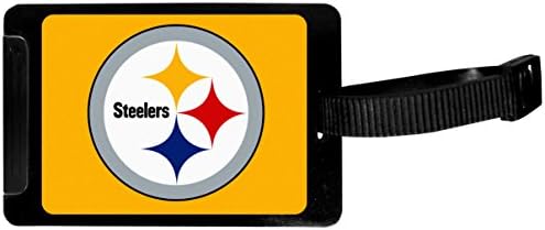 Siskiyou NFL Pittsburgh Steelers Tag, preto, 3,25