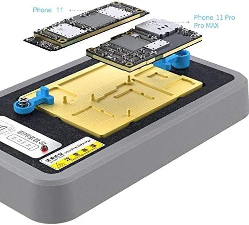 Wylie 3 em 1 mega-idea Soldagem Plataforma Logic Board Separação Ferramenta de reparo IC para iPhone 11, iPhone 11 Pro, iPhone 11 Pro Max para iPhone Repare Motherboard Repare Ferramentas