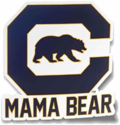 California Berkeley adesivo Golden Bears Mama Bear Logo Heavy Serviço oficialmente licenciado NCAA Decal