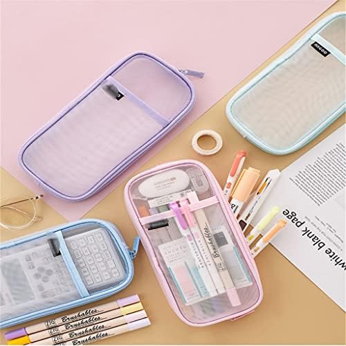 SLNFXC CASA LEVAGEM GRANDE CASO BIG LAVELA PENS CASE CASE ESCOLA DE ESCOLA BACHAS LÁPIS SACOS DE ESTUDOS CAIXA LÁPISCO POIS (COR: