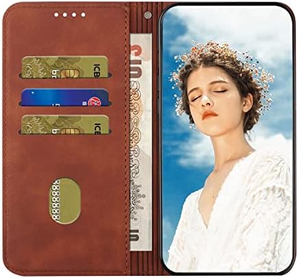 Caixa de carteira de proteção de proteção compatível com o Samsung Galaxy A24, compatível com a caixa da Samsung Galaxy A24 [Caso