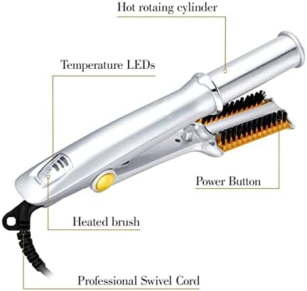 Vogue Profissional Hairler Curler Ferro Curling Ferro Rotativo Ministério do Curador de Cabelo 2 em 1 Ferramenta de Estilo de