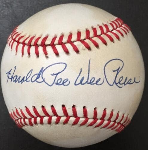 Pee Wee Reese autografou Harold Pee Wee Reese NL Ball, PSA COA - Bolalls autografados