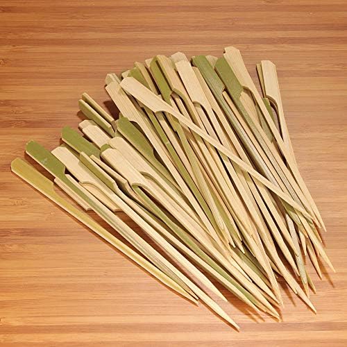 Bamboomn 3,5 Bamboo Paddle Cocktail Sandwich Food Picks Skewers para eventos, férias, restaurantes ou suprimentos de festa