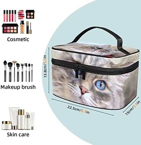 Bolsa de maquiagem de viagem, bolsa de cosméticos Caso organizador, para mulheres de produtos de higiene pessoal, pincéis de acessórios,