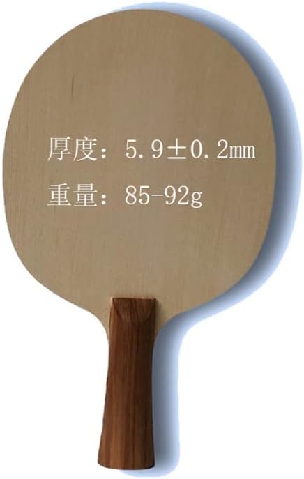 PDGJG Especial Making Hinoki Face Wood Tenis Bat Wood com arilato de fibra de carbono pingue -pongue pato de lâmina