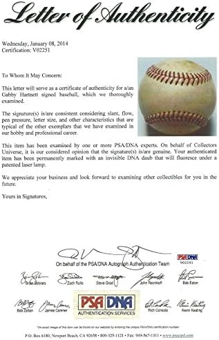 Gabby Hartnett assinou o Vintage Baseball PSA/DNA CoA Autograph Cubs Hall of Fame - Bolalls autografados