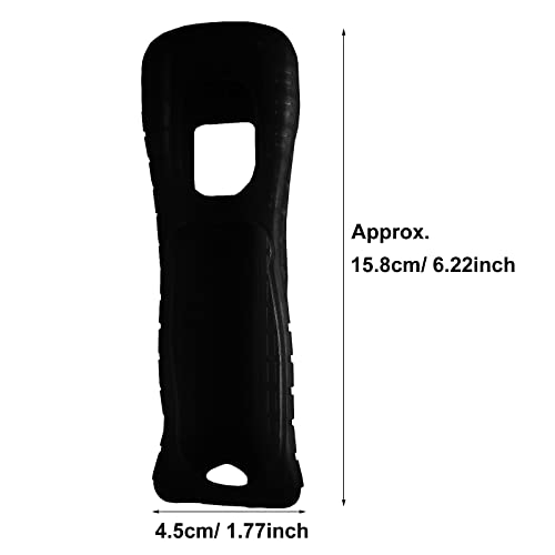 Armadio 2pack Silicone Case Cobra a pele com pulseira compatível com Wii Remote Controller