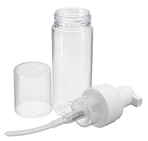 4 PCs 2 oz 60 ml BPA Free vazio de reabastecimento transparente Bomba de espumas de espuma de plástico Pressione Jar