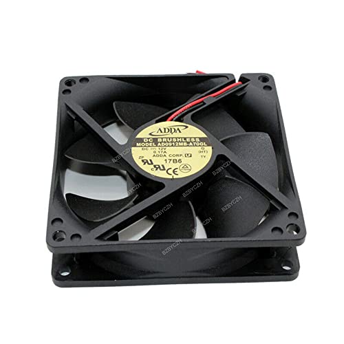 BZBYCZH Compatível para Adda AD0912MB-A70GL 92x92x25mm 12V 0,17A 2pin Fan de resfriamento