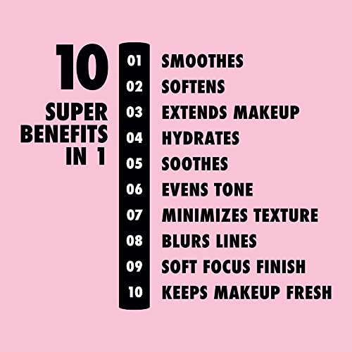 NYX Professional Makeup Marshmellow Smoothing Primer, Primer de face vegan, benefícios de 10 em 1 da pele
