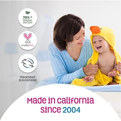 Nature's Baby Condicionador e Detangler - Formulado especificamente para problemas e pele sensível - sem sulfato ou fragrâncias artificiais